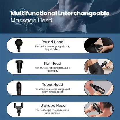 Deep Tissue Massage Gun – Your At-Home Pro Therapist for Instant Muscle Relief!