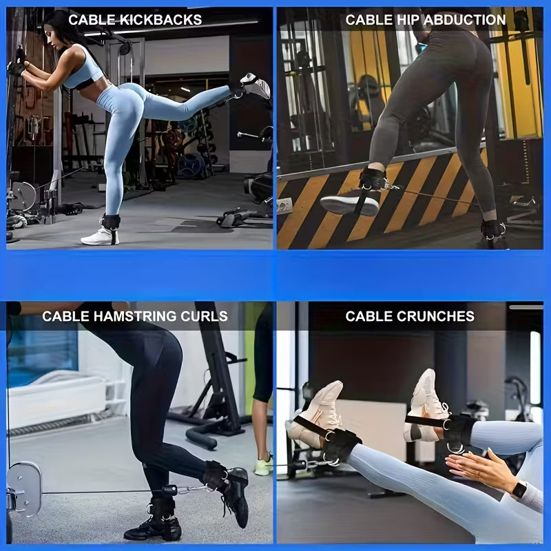 SKDK Adjustable Neoprene Ankle Cuff – Unlock Explosive Glute & Leg Gains Instantly!