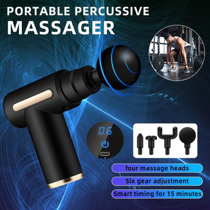 Deep Tissue Massage Gun – Your At-Home Pro Therapist for Instant Muscle Relief!
