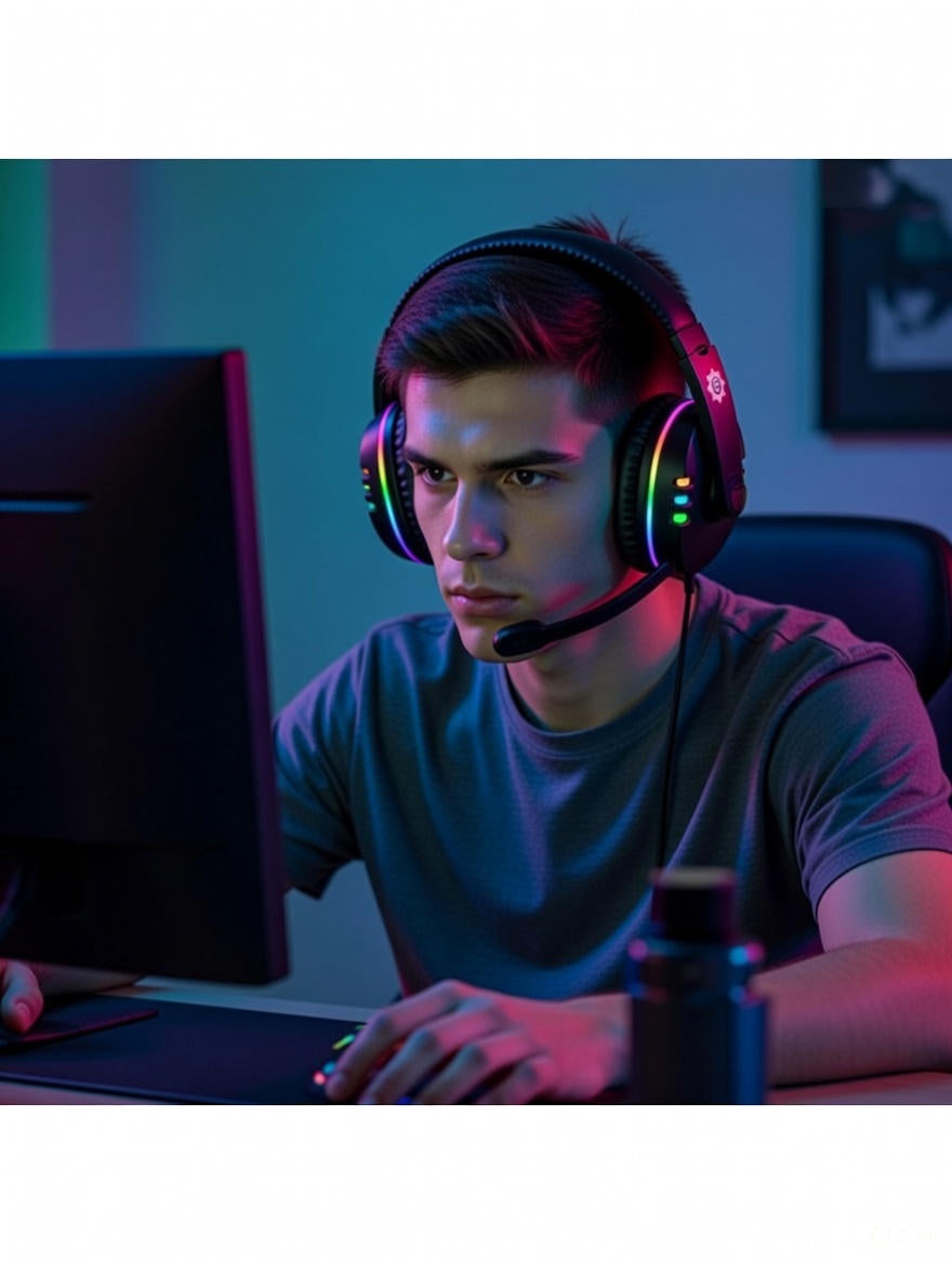 Andowl S-359 RGB Stereo Gaming Headset – Epic Sound, Killer Looks, Zero Compromise!