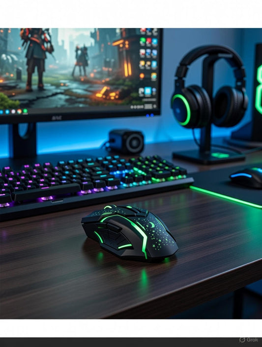 Weibo WB-911II – Wireless Gaming Mouse with Epic RGB Glow!