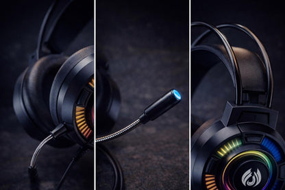 Aerbeses AB-EJ12 RGB Gaming Headphone – Level Up Your Game with Epic Lights & Sound!