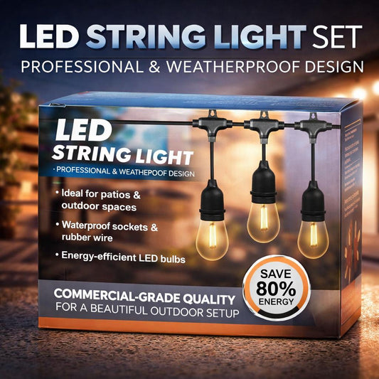 LED String Lights with Plug – Professional Outdoor Glow for Any Occasion!