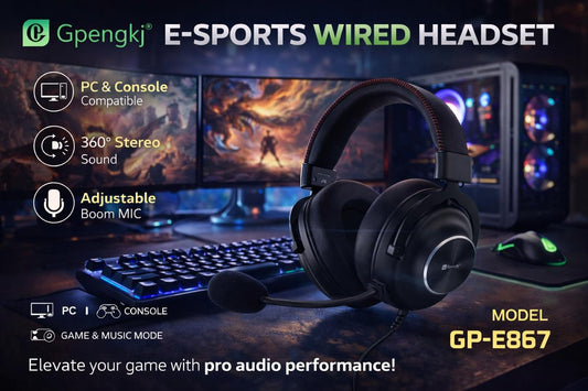 GP-E867 Gaming Headset – Ultimate Wired Immersion for Serious Gamers!