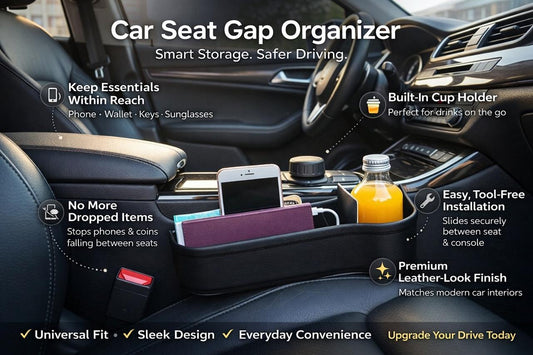 Car Seat Gap Organizer – Turn the Annoying Gap into Smart Storage!